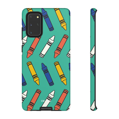 Crayons Dance Playfully - Samsung Case