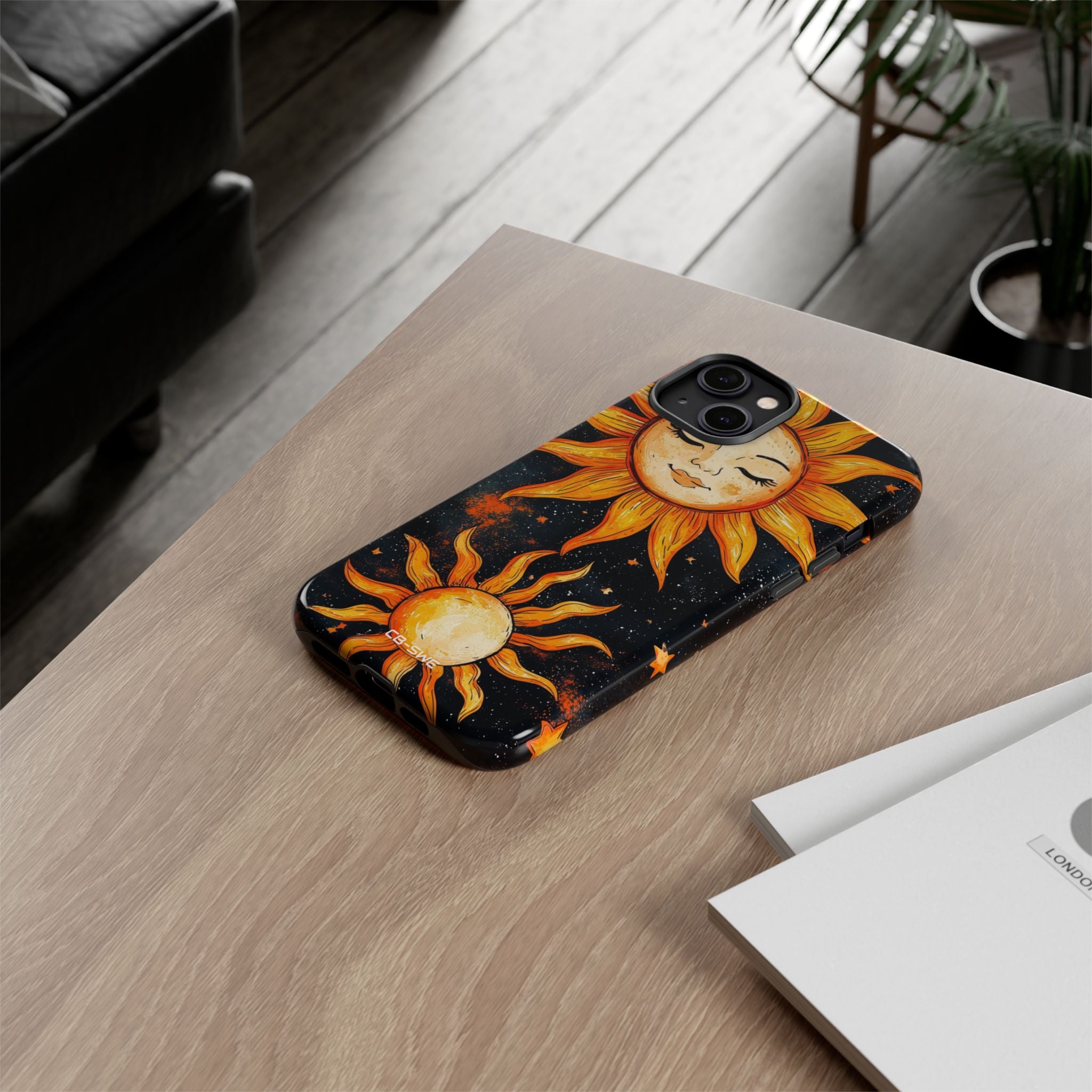 Celestial Suns Dance - iPhone Case