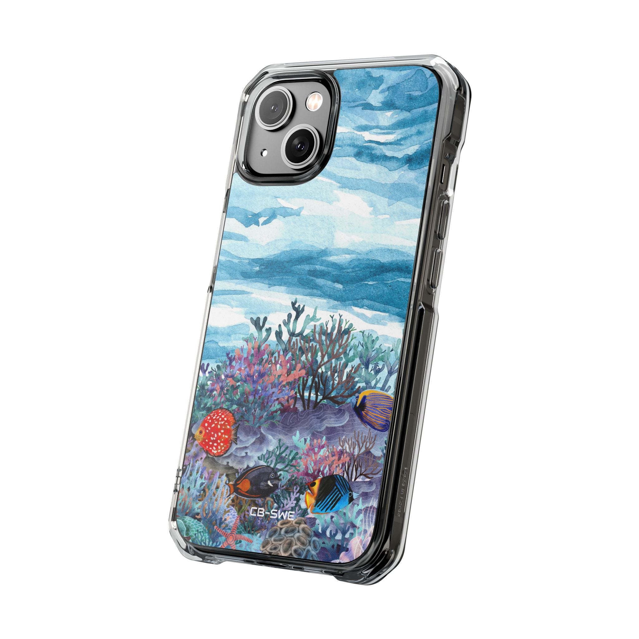 Aquatic Life Watercolors iPhone Case - Impact