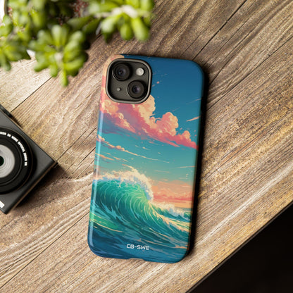 Waves Embrace Sunlight - iPhone Case