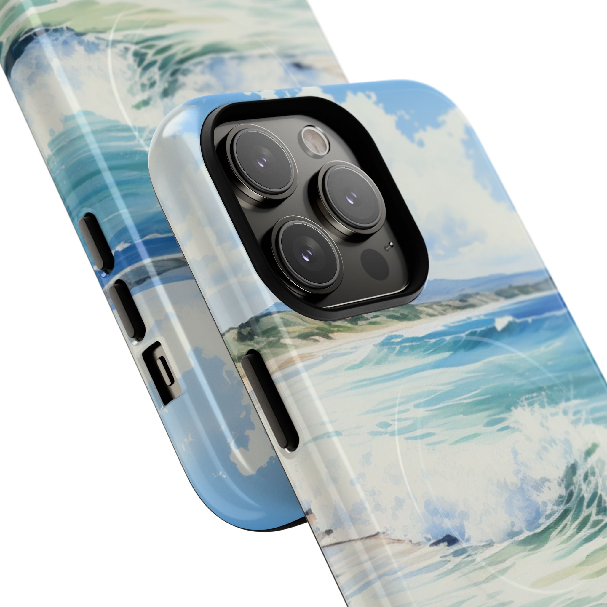 Foamy Wave Breeze iPhone 14 Pro Max Case - Tough+