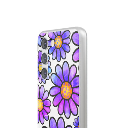 Polka Dot Blooms Samsung S23 Case - Soft