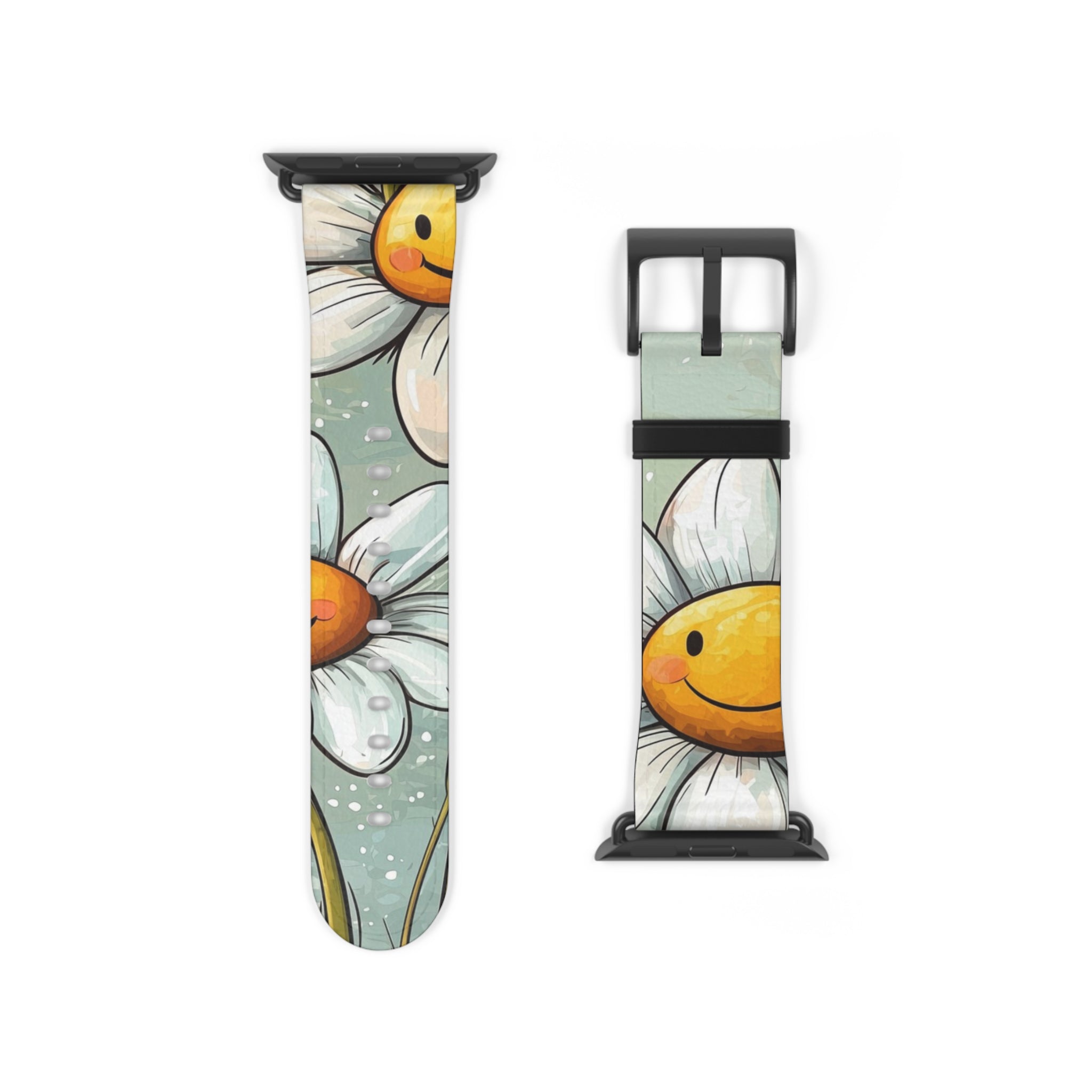 Smiling Daisies Burst - Watch Band