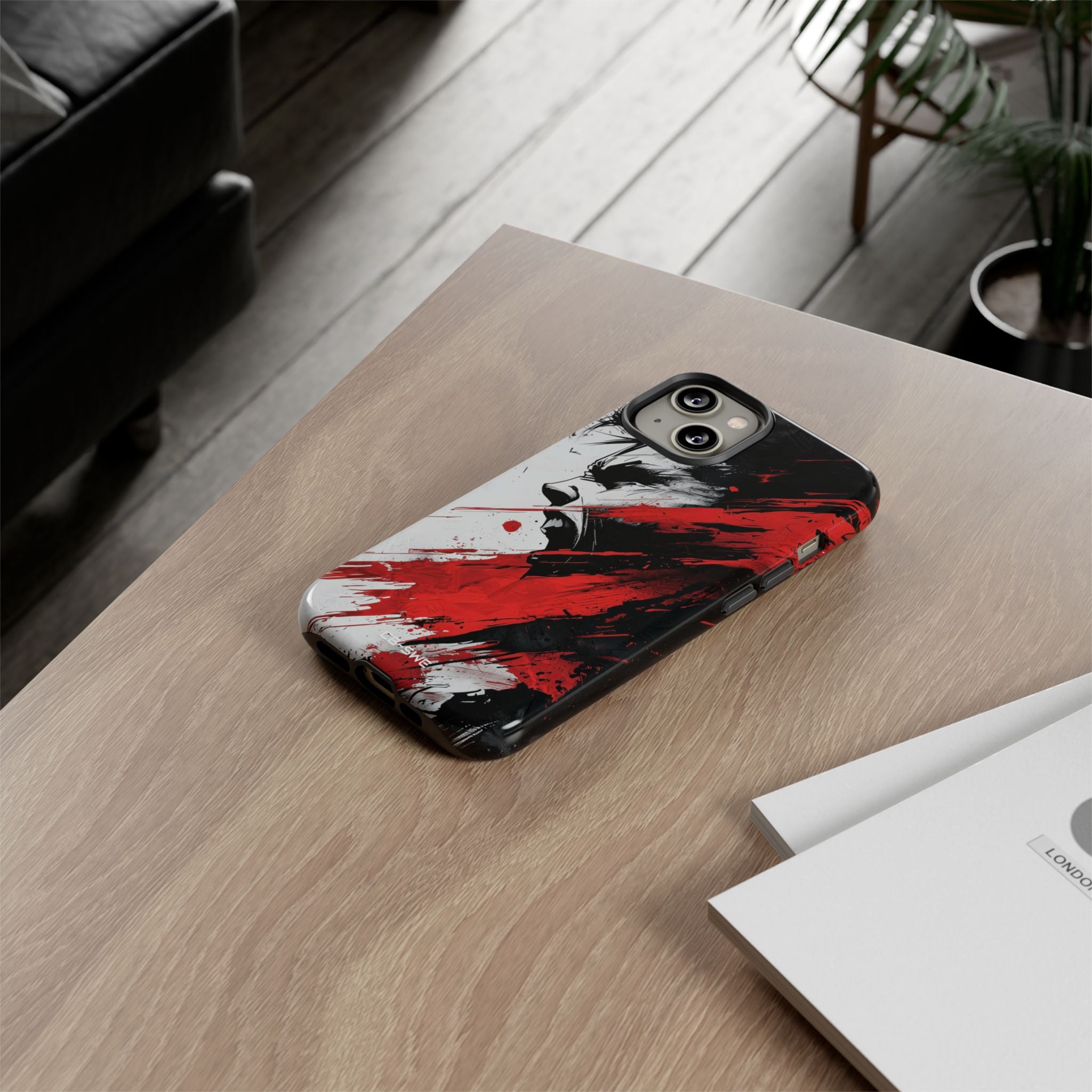 Red Energy Erupts - iPhone Case