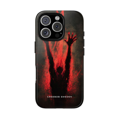 Gothic Crimson Ascension iPhone 16 - Tough Phone Case