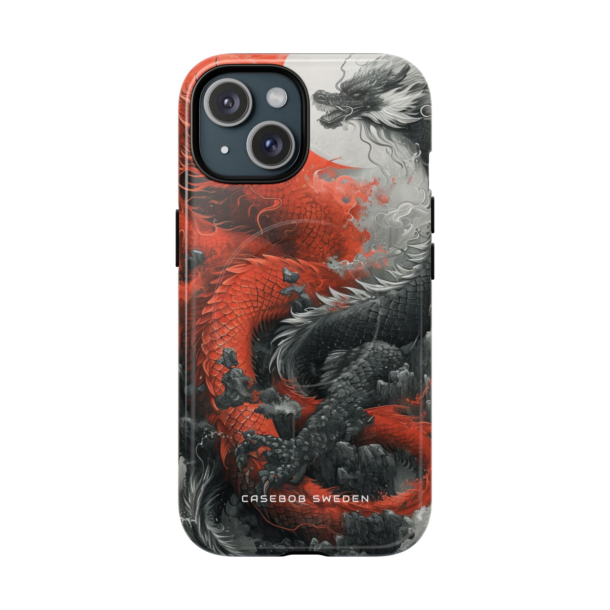 Zen Dragon Harmony iPhone 15 | Robuste+ Handyhülle