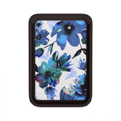 Blue Bloom Wallet – MagSafe Ready