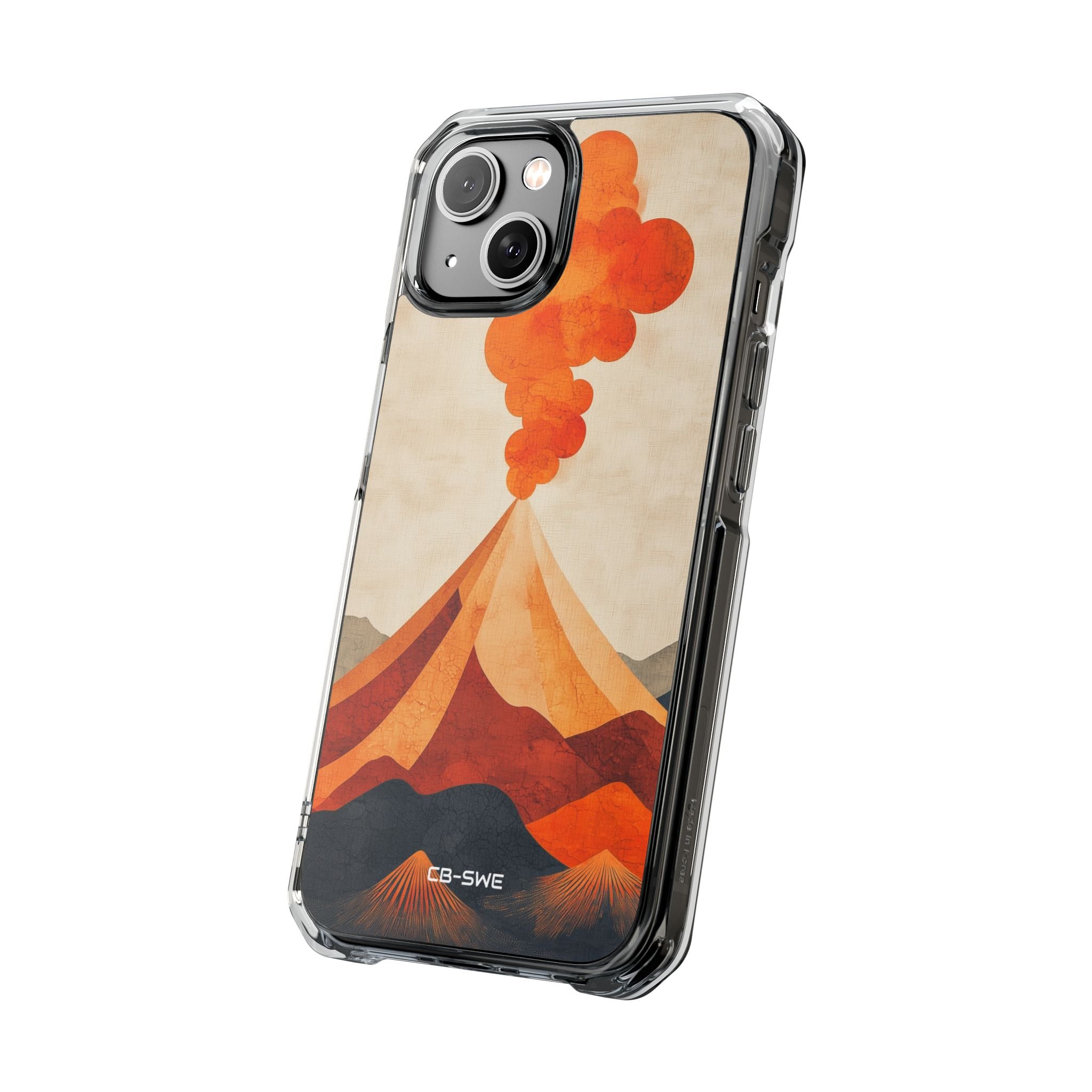 Erupting Heat Waves iPhone Case - Impact