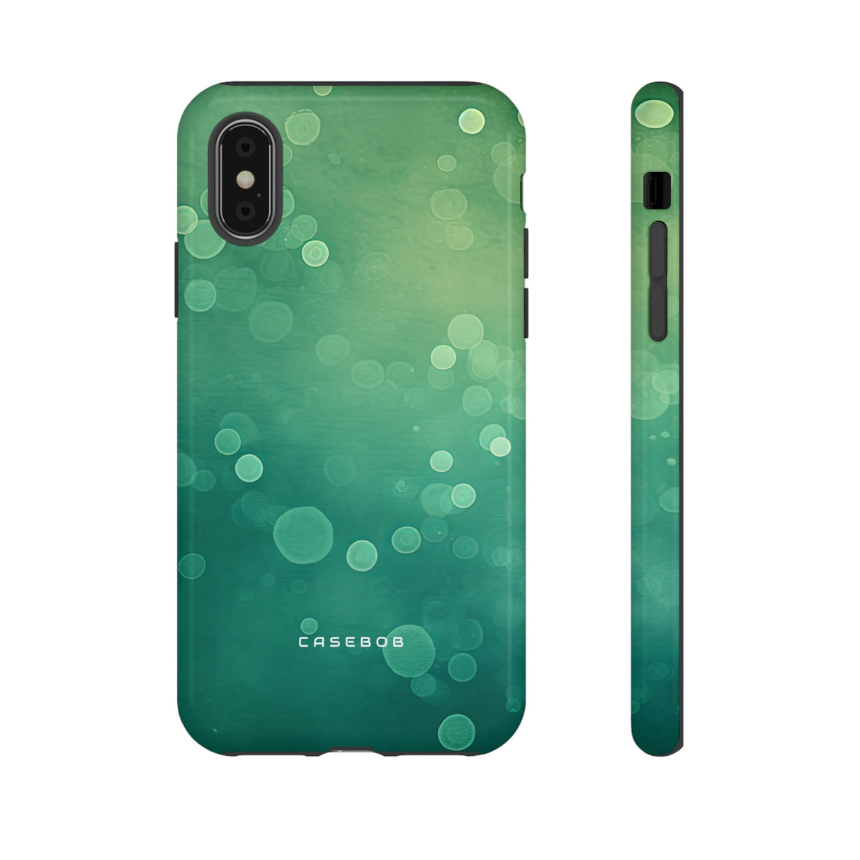 Green Dot Matrix - Protective Phone Case