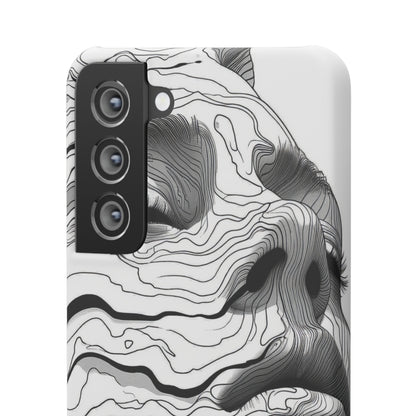 Topographic Serenity | Slim Phone Case for Samsung