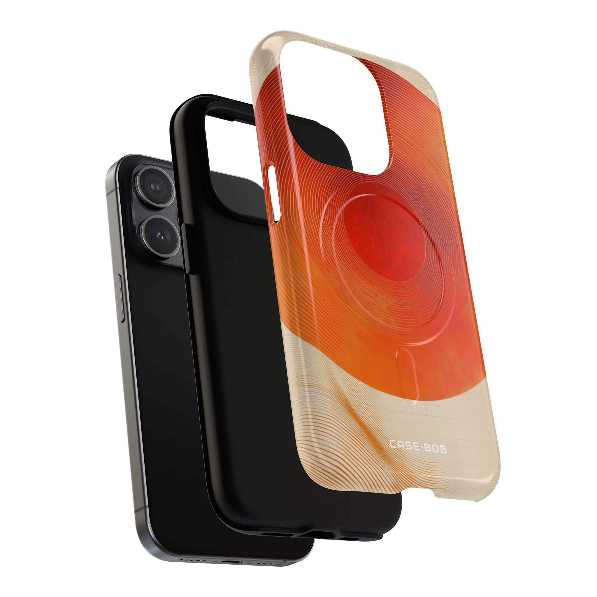 Sunburst Swirl iPhone 15 Pro Case - Tough+