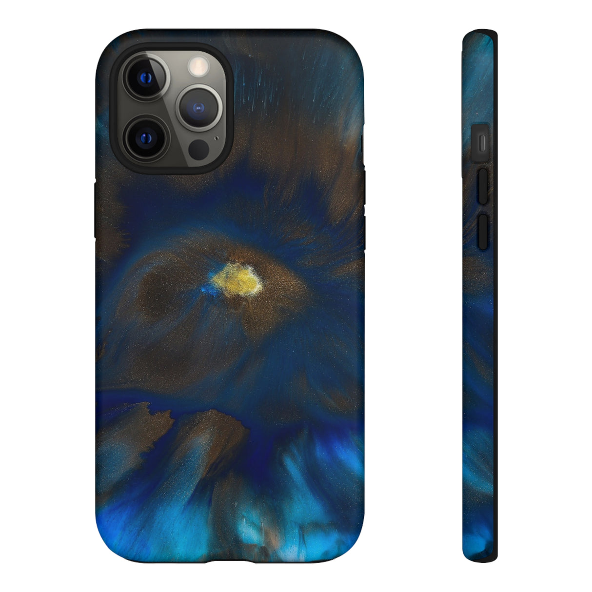 Space Galaxy Ink Art iPhone Case (Protective) iPhone 12 Pro Max Matte Phone Case