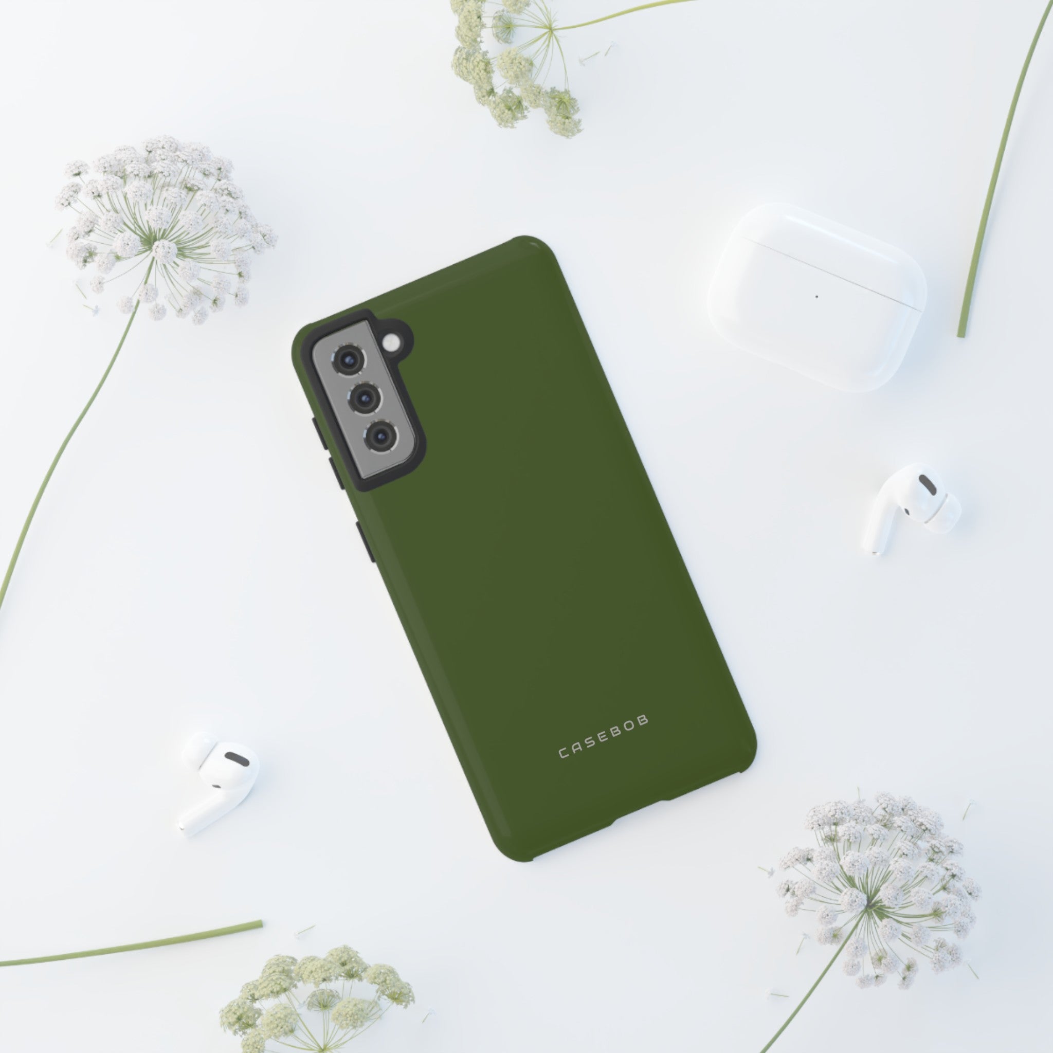 Dark Green Moss - Protective Phone Case