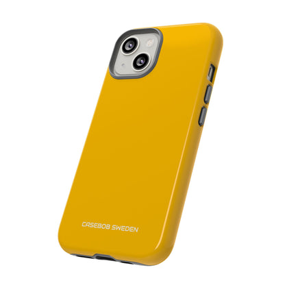 Amber Yellow - Tough iPhone 14 Phone Case