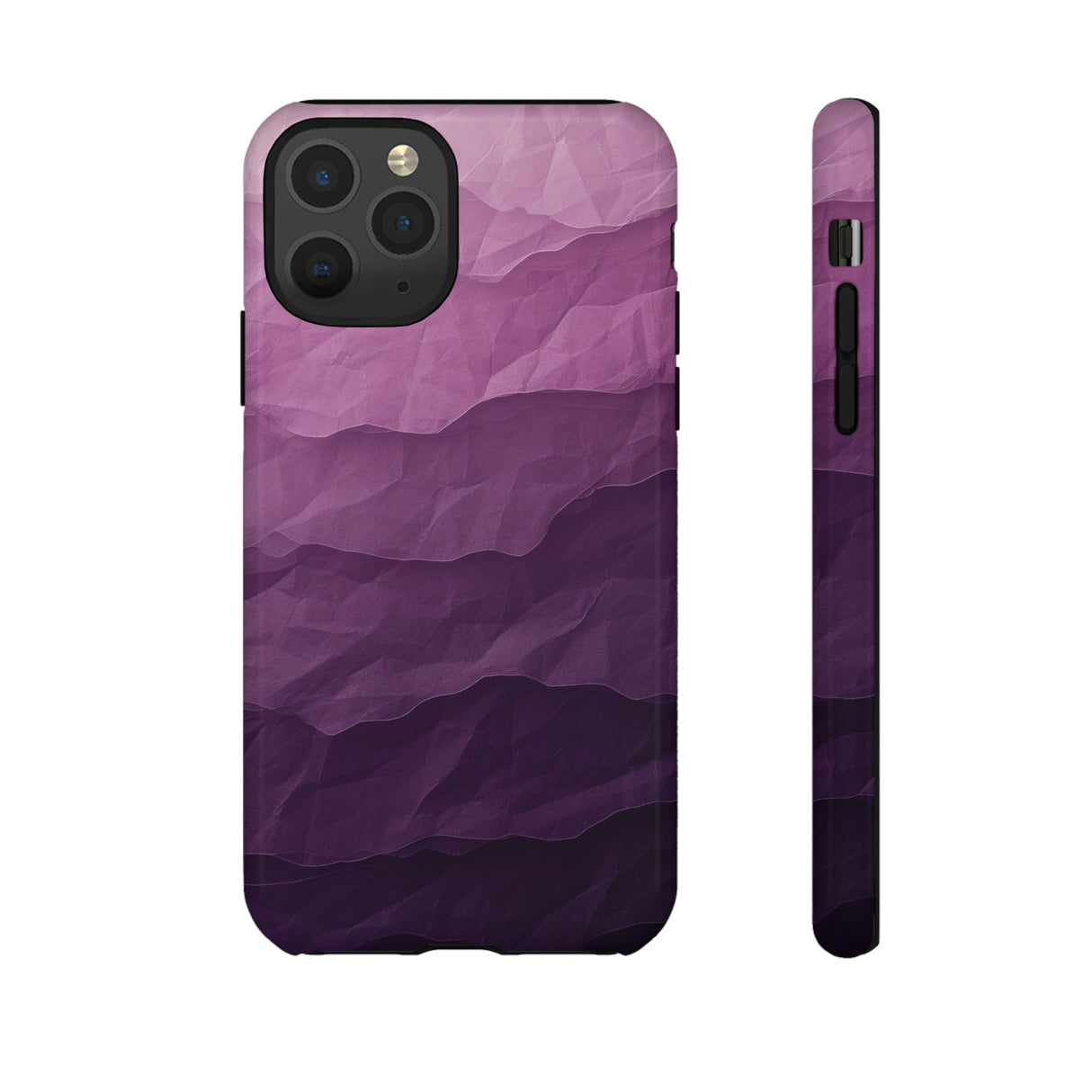 Lilac to Plum Gradient - Protective Phone Case