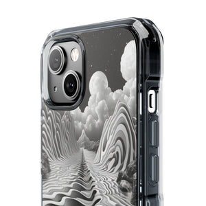 Ethereal Waves - Phone Case for iPhone (Clear Impact - Magnetic)