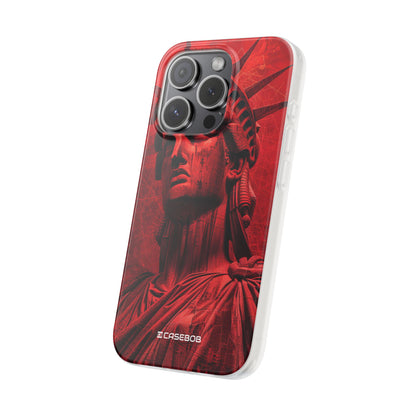 Red Liberty Revolution | Flexible Phone Case for iPhone