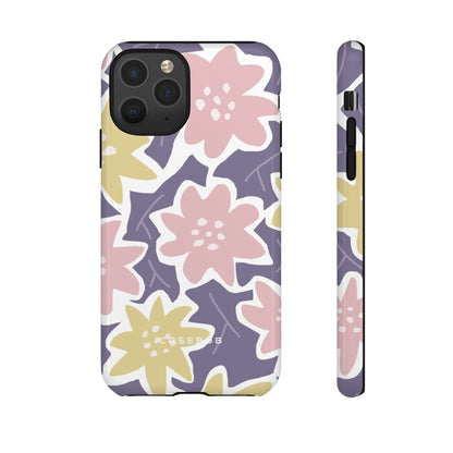 Purple Happy Flower - Protective Phone Case