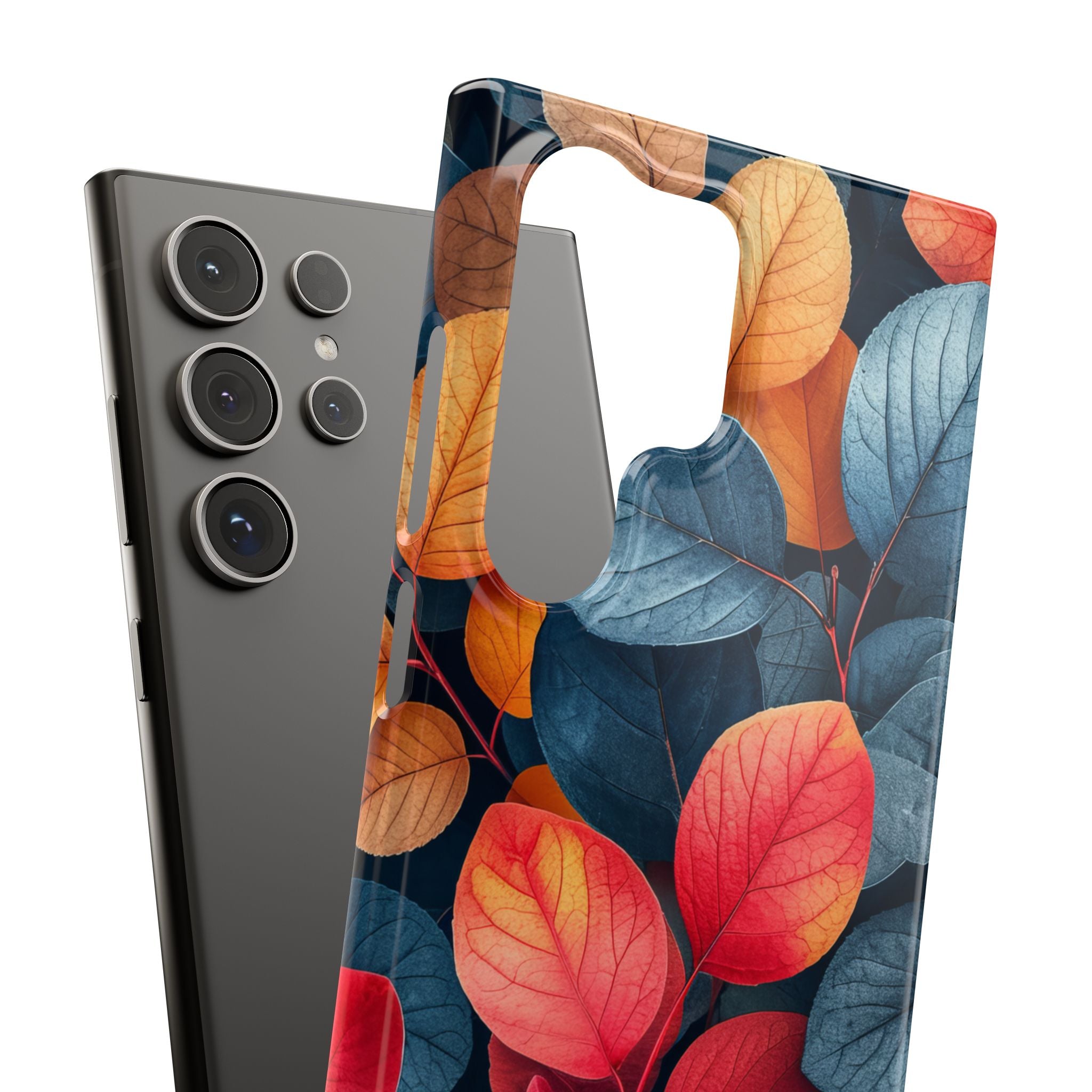 Vibrant Nature Leaves - Slim Samsung S24 Phone Case