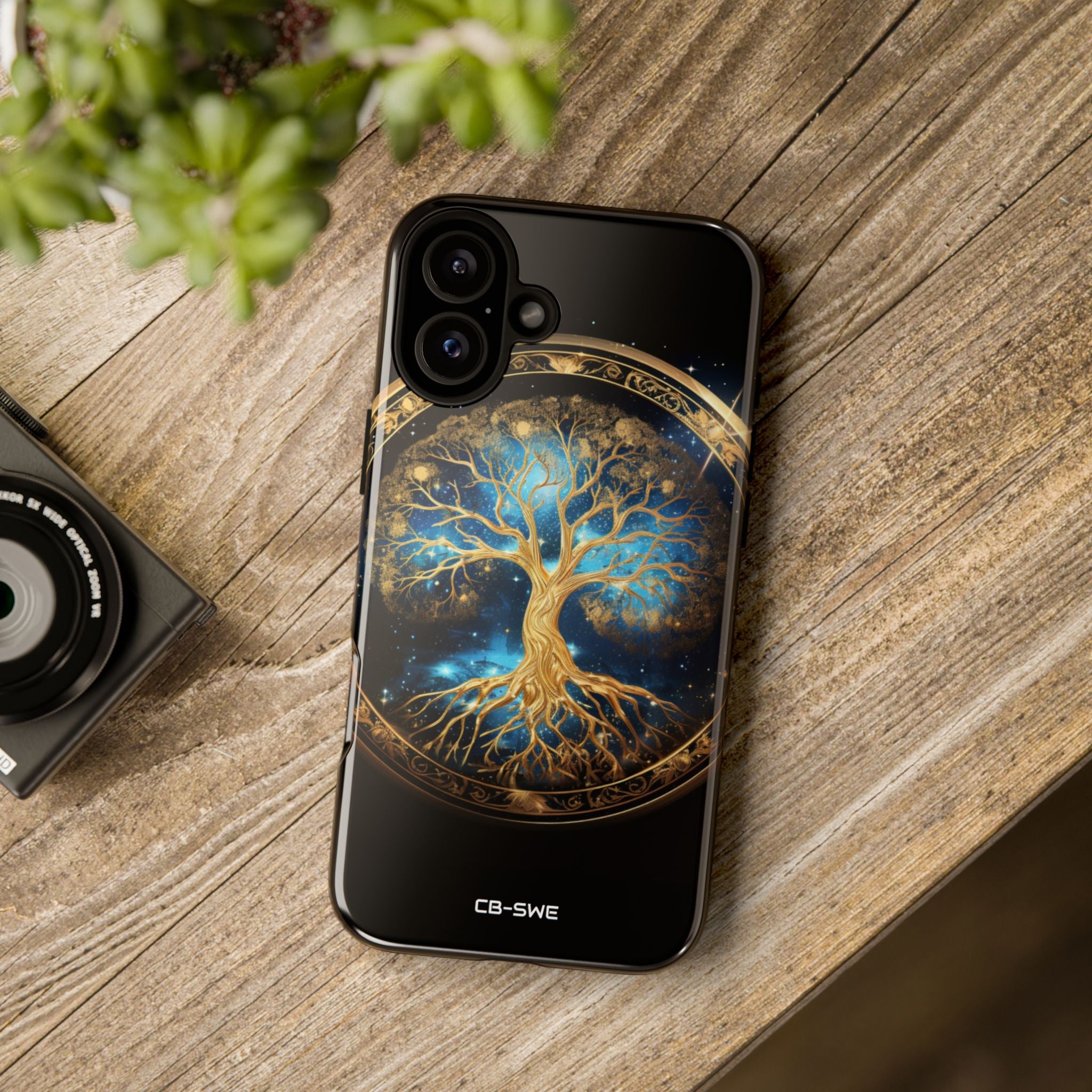 Cosmic Tree Radiance - iPhone Case
