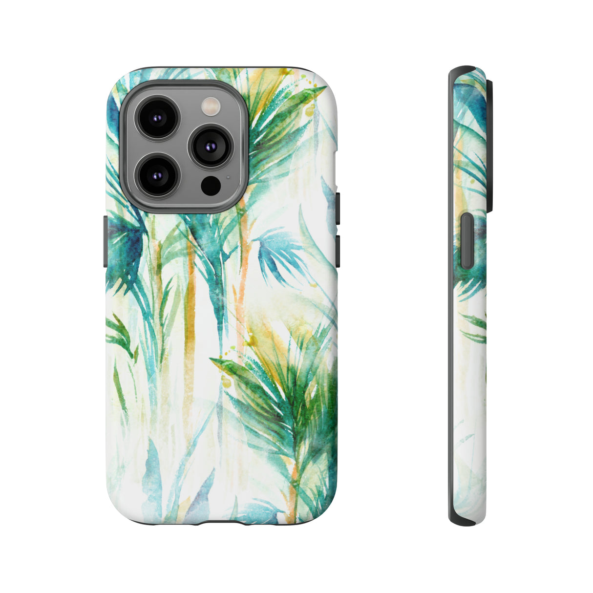 Watercolor Tropical Trees - Protective Phone Case