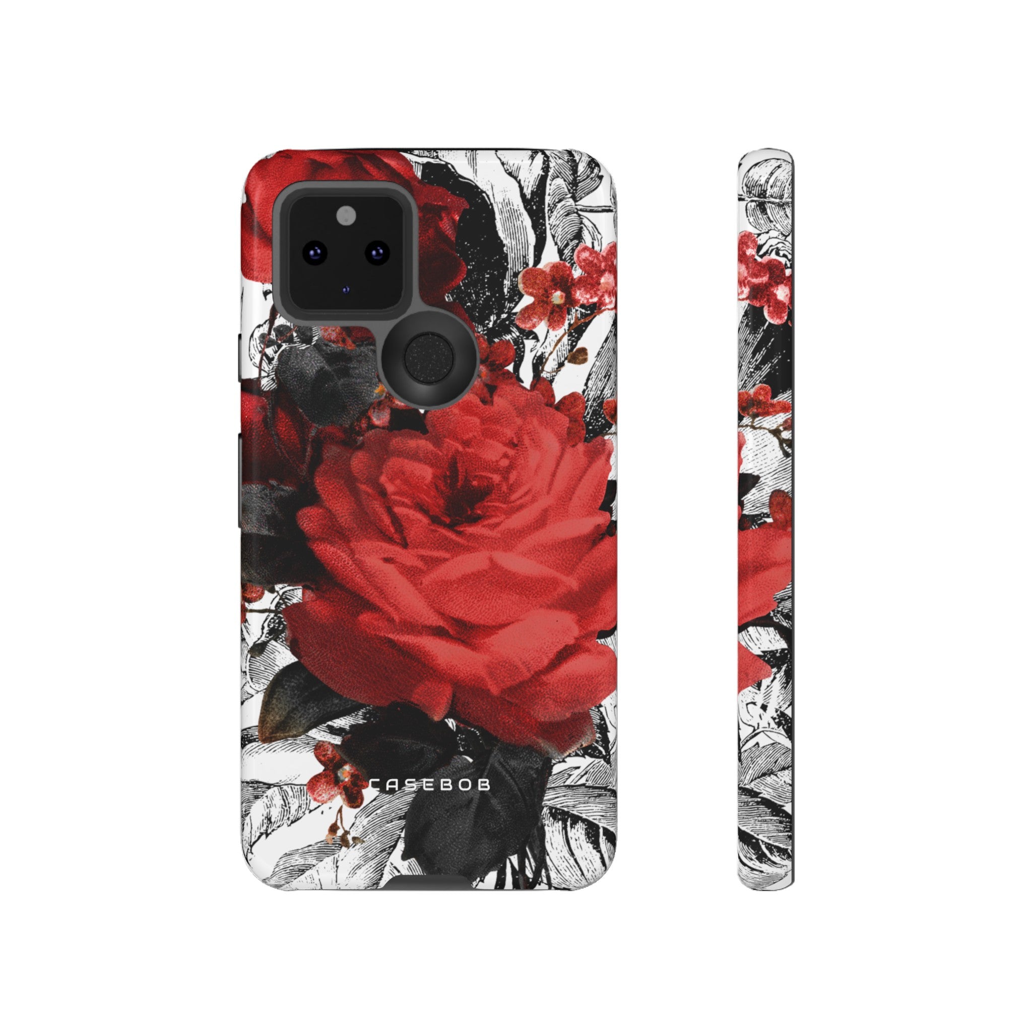 Cheruse Gothic Flower - Protective Phone Case