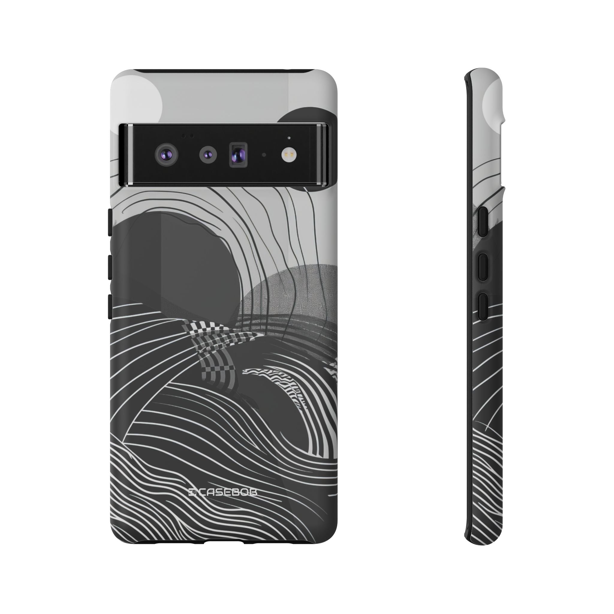 Monochrome Dynamics - Phone Case for Google Pixel