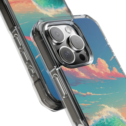 Turquoise Curl iPhone 16 Pro Case - Impact