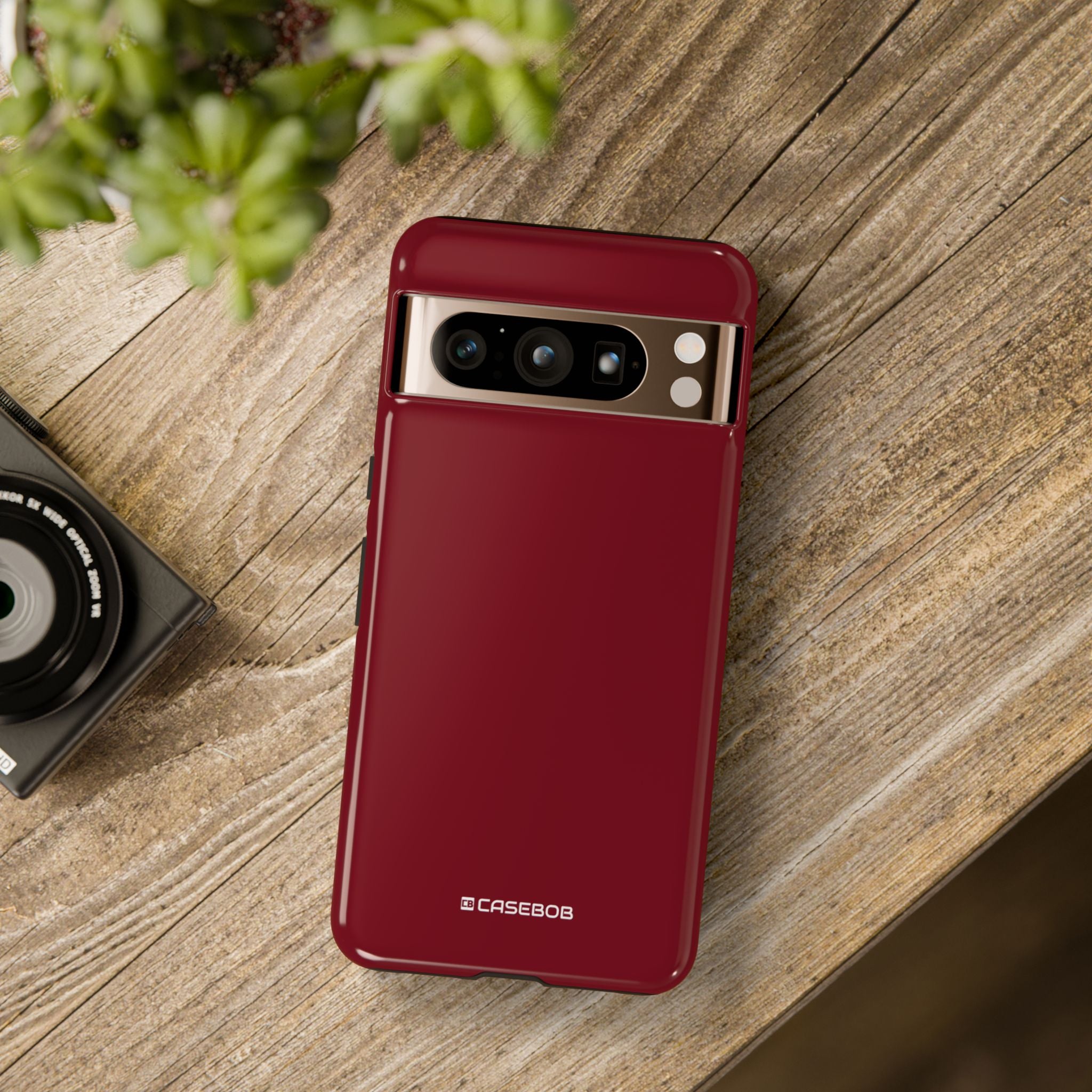 Burgundy Elegance: Minimalist Sophistication - for Google Pixel 8