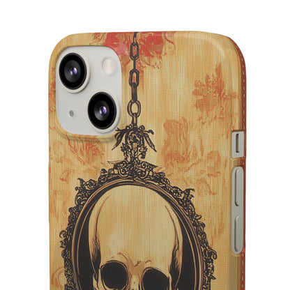 Gothic Skull Elegance iPhone 13 - Slim Phone Case