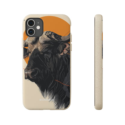 Majestic Buffalo Sun | Biodegradable Phone Case