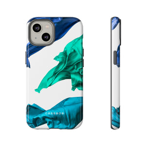 Blue Velvet Fabric - Protective Phone Case