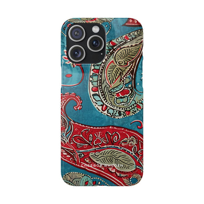 Vintage Paisley Elegance iPhone 15 - Schlanke Handyhülle