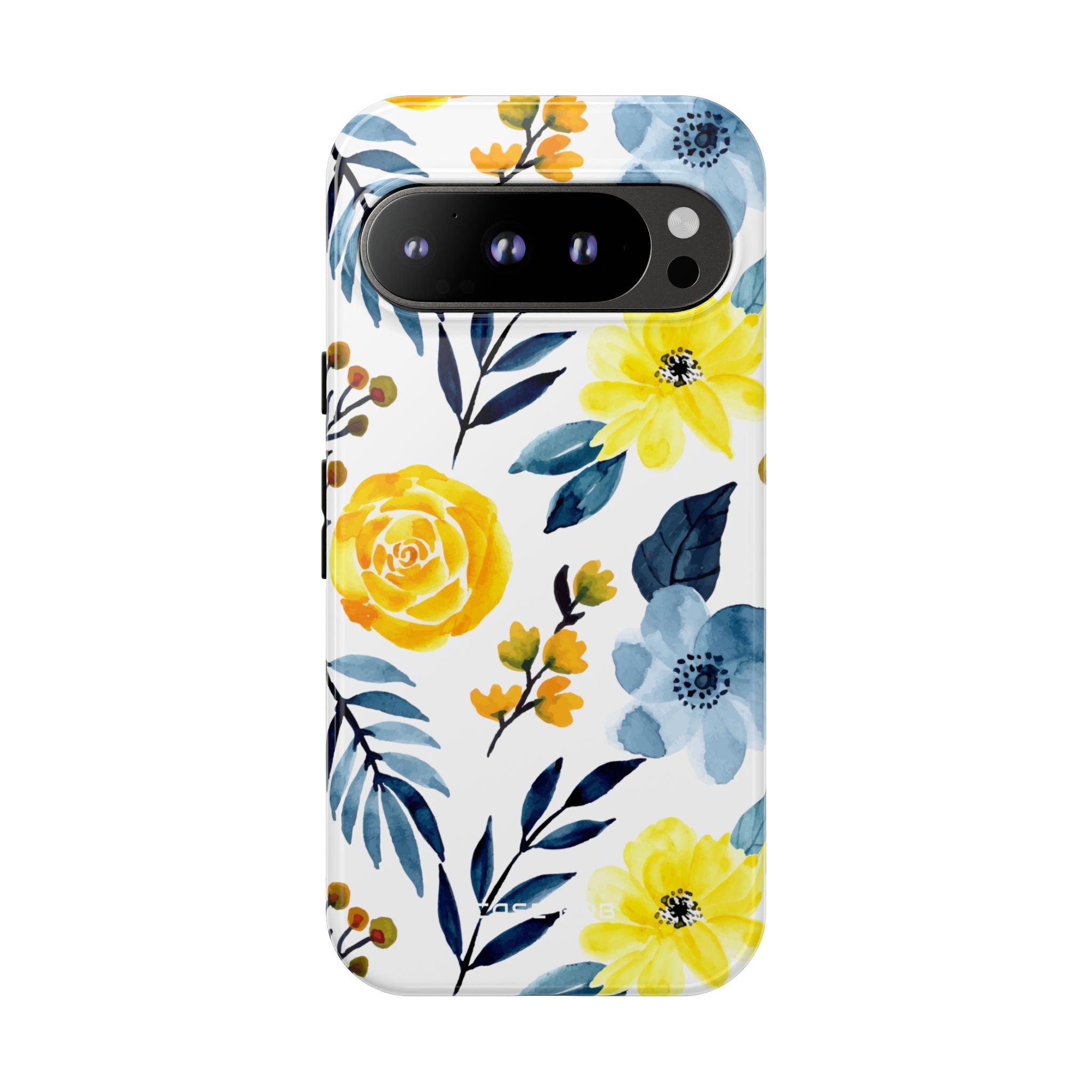 Golden Bloom Google Pixel 9 Pro Case - Tough