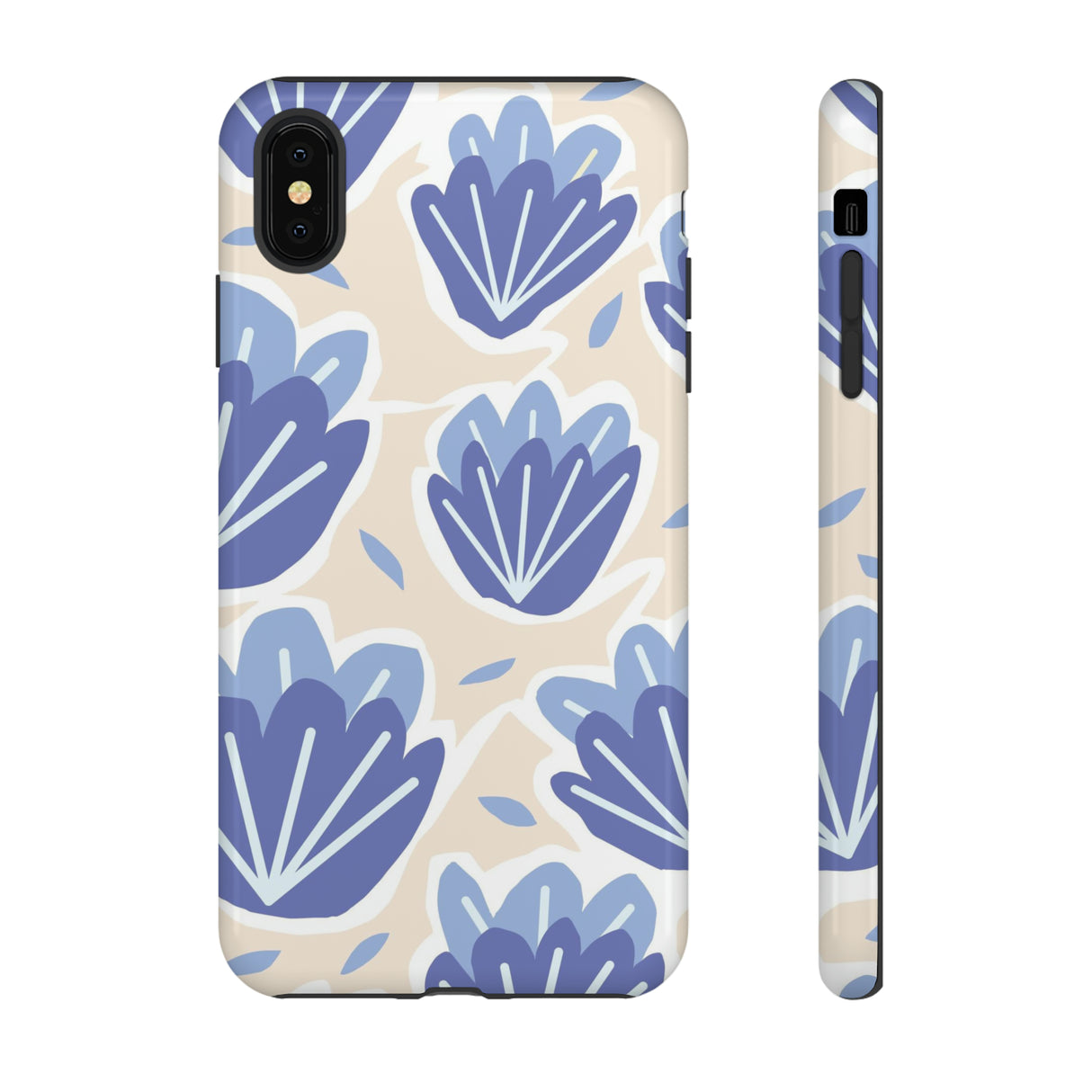 Light Blue Happy Flower - Protective Phone Case