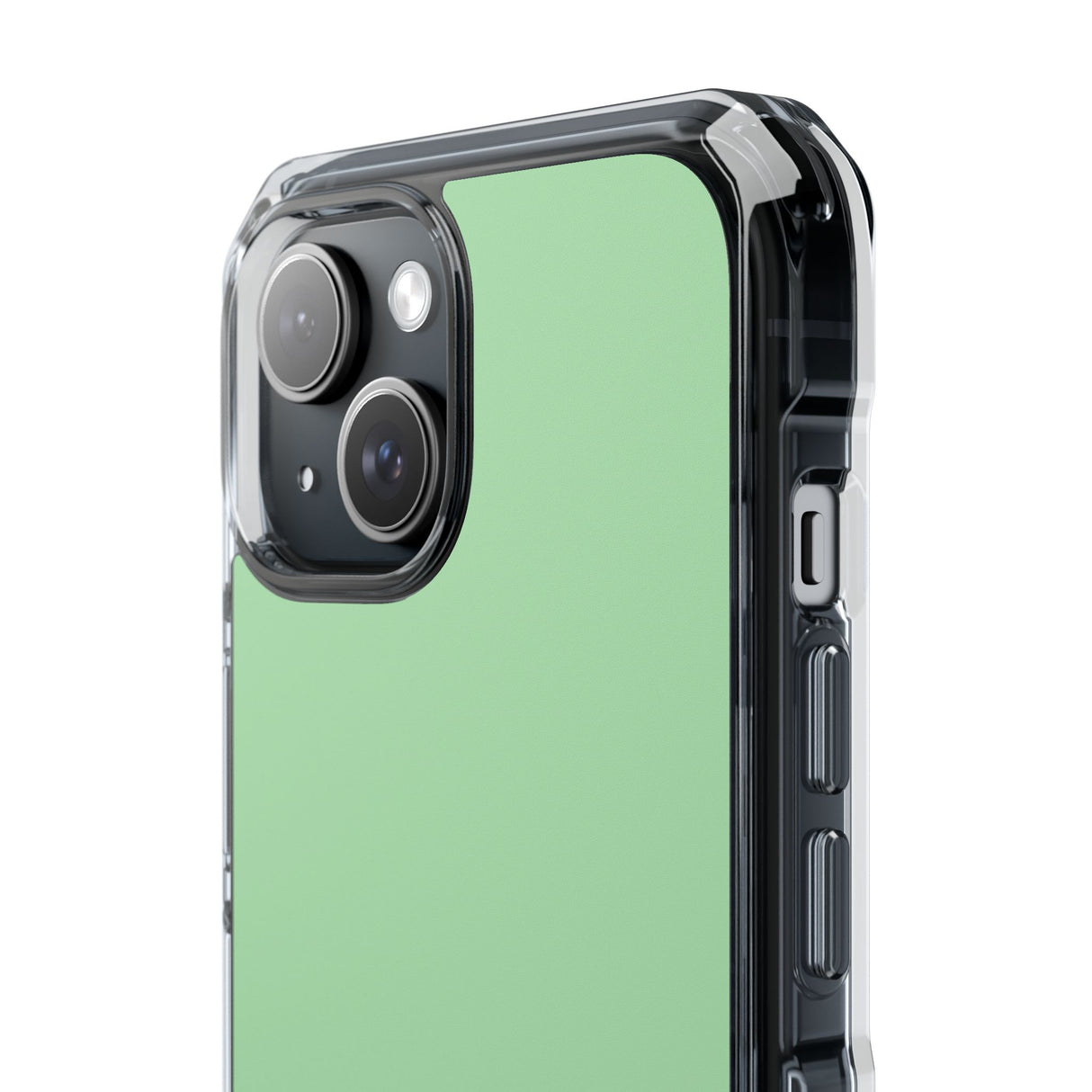 Celadon Green | Phone Case for iPhone (Clear Impact Case - Magnetic)