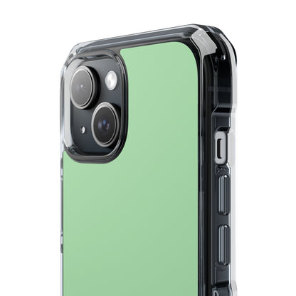 Celadon Green - Clear Impact Case for iPhone