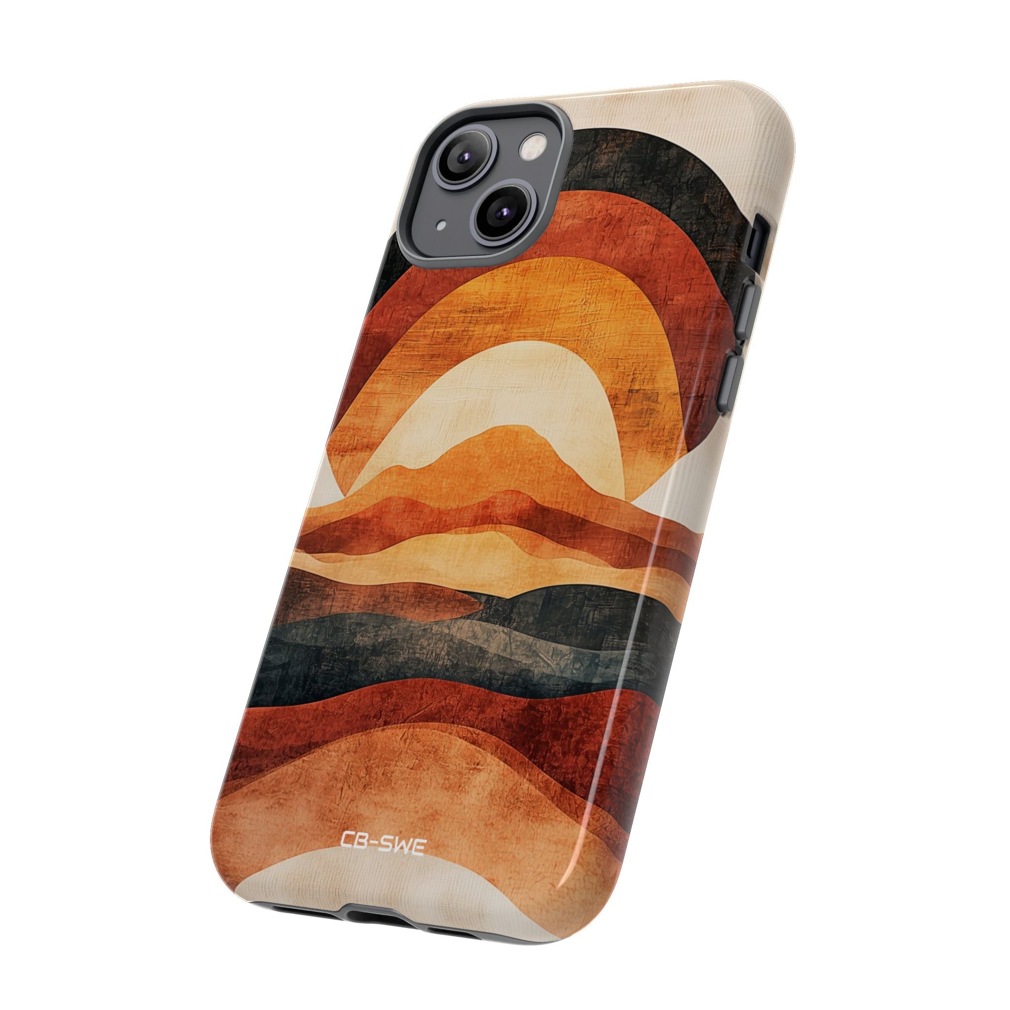 Sunrise Embraces Mountains - iPhone Case