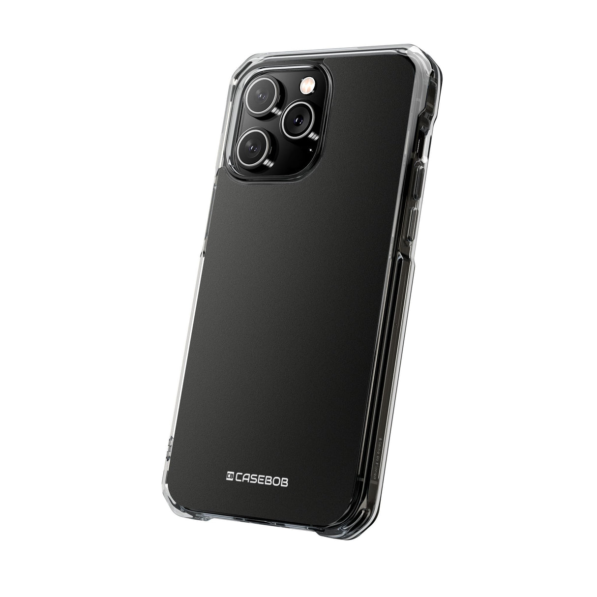 Black | Phone Case for iPhone (Clear Impact Case - Magnetic)