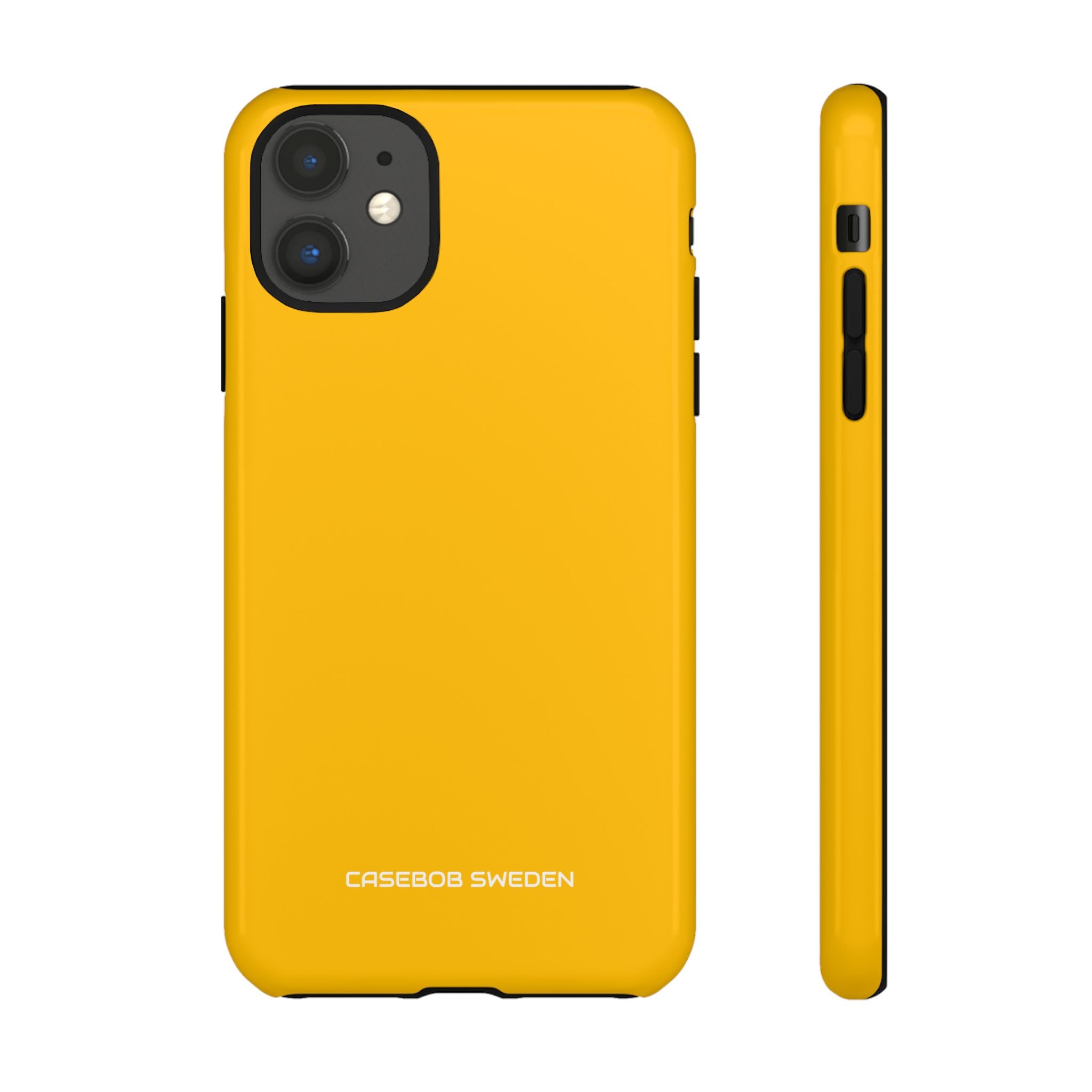 Amber Yellow - Tough iPhone 11 Phone Case