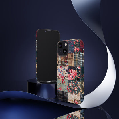 Patchwork Floral Quilt iPhone 13 - Tough