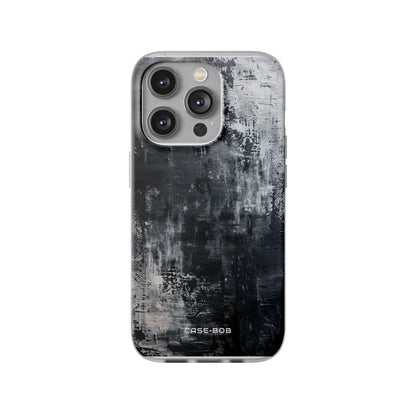 Textured Blackscape iPhone 14 Pro Case - Soft