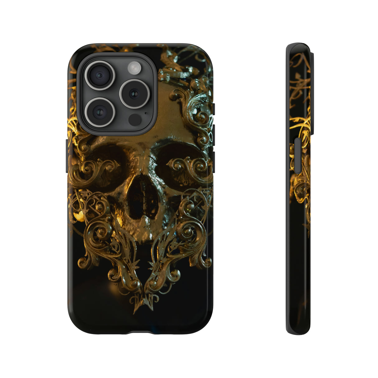 Golden Skull Trooper - Schutzhülle fürs Handy