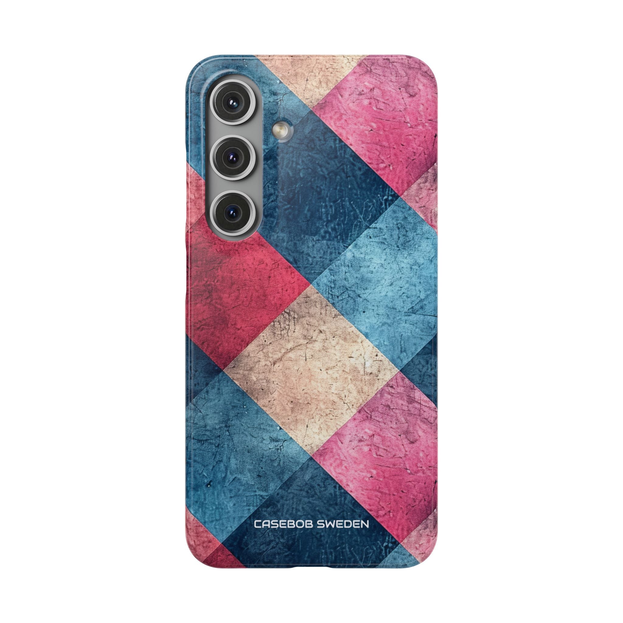 Bold Geometric Squares - Slim Samsung S24 Phone Case