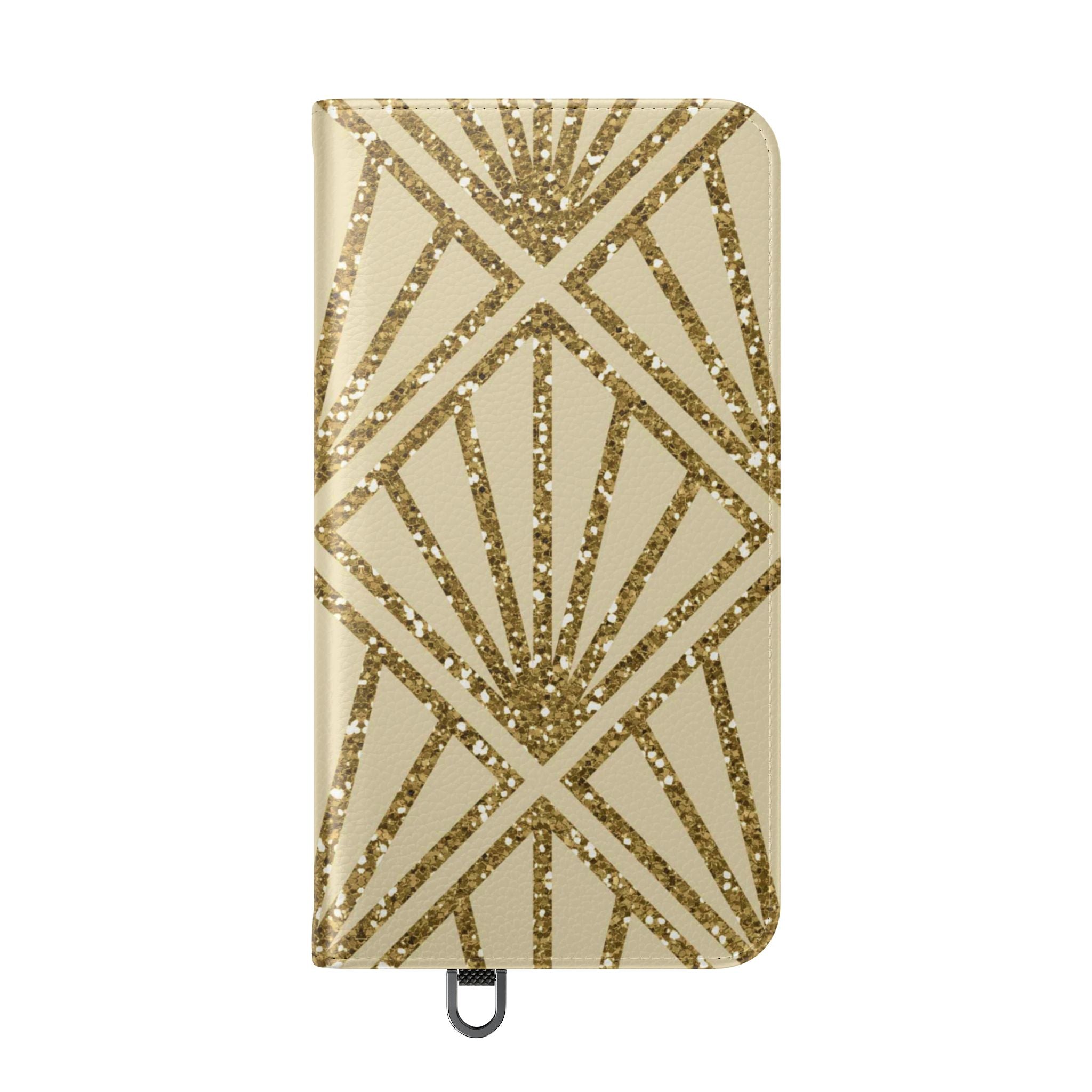 Golden Fan Sparkle - Samsung S24 Plus Case - Wallet