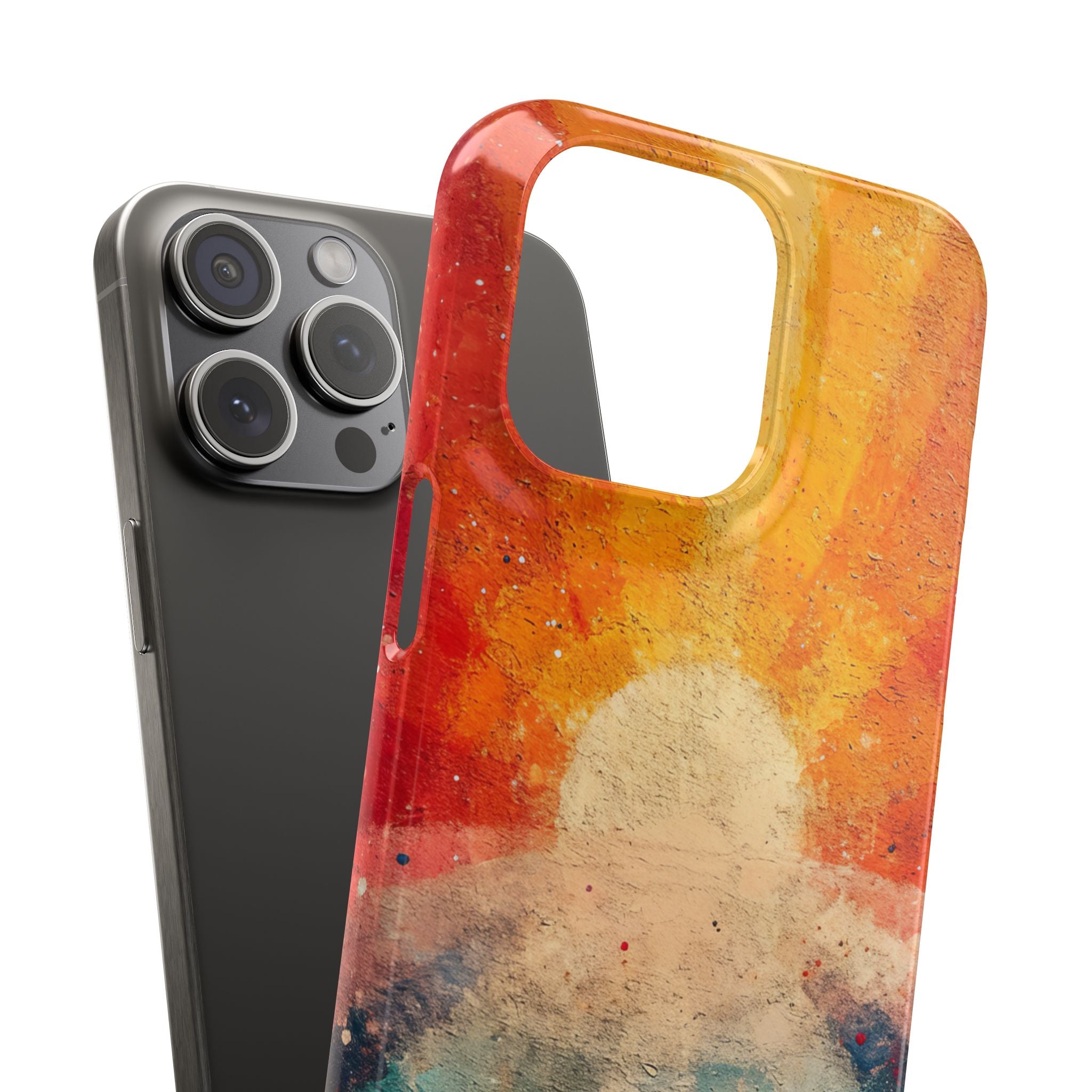 Sunburst Energy - Slim iPhone 15 Phone Case