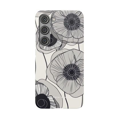 Moderne minimalistische Blumen Samsung S23 - Schlanke Handyhülle