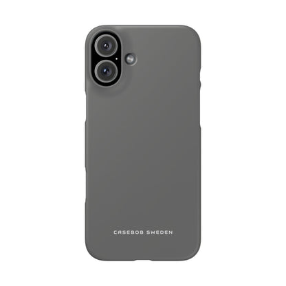 Dim Gray iPhone 16 - Slim Phone Case