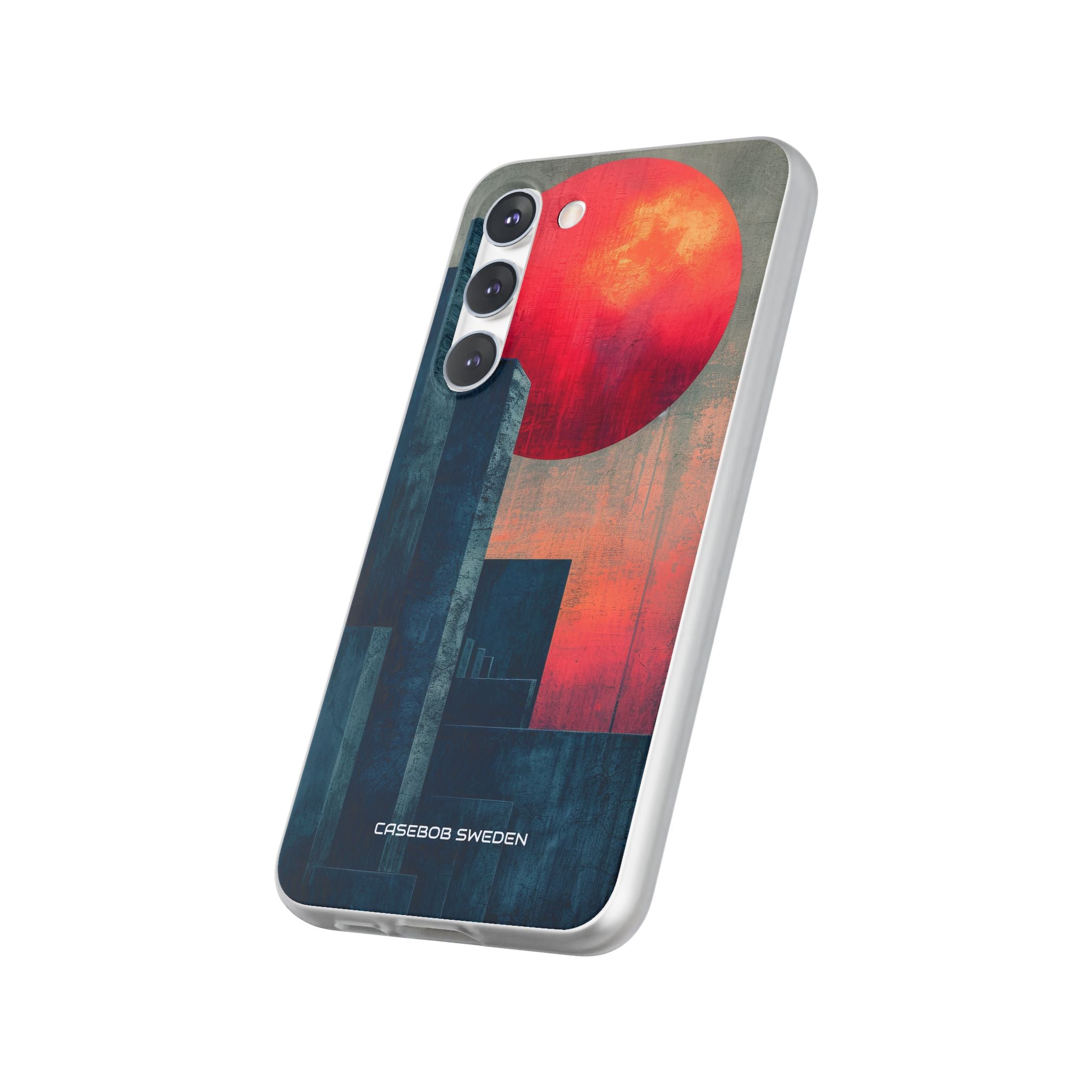 Abstract Geometric Skyline - Flexi Samsung S23 Phone Case