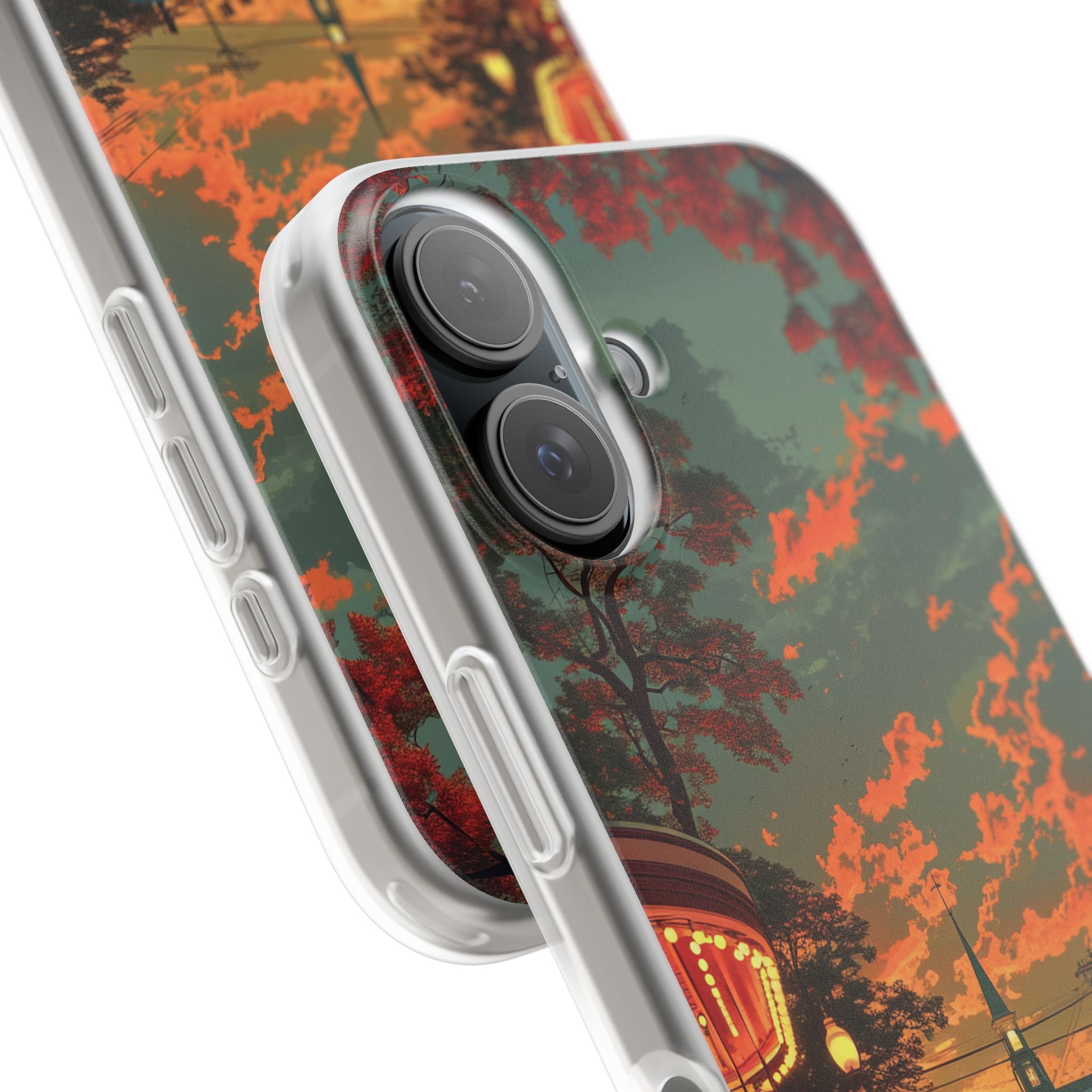 Crimson Classic iPhone 16 Case - Soft